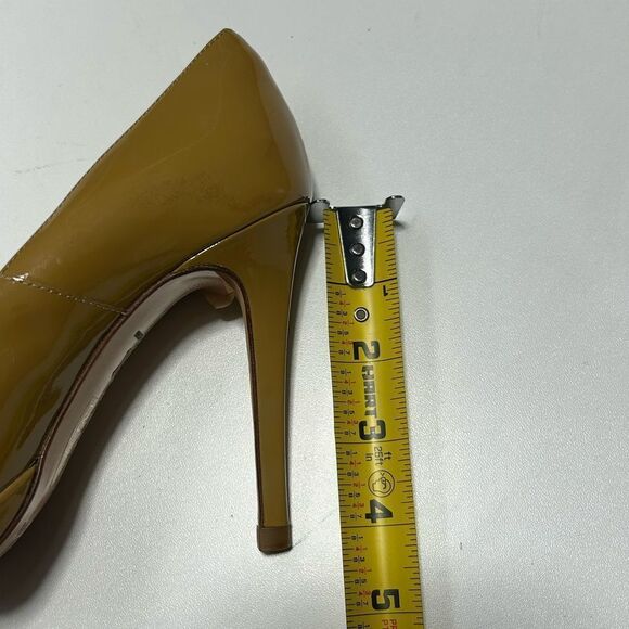 LK Bennet Leather Heels Mustard Yellow High Heels Tan Pumps - Picture 16 of 16